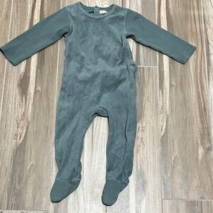 Green baby One Piece footie